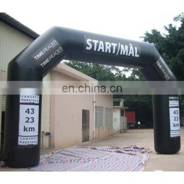 black inflatable promotional digital printing arch/event arch