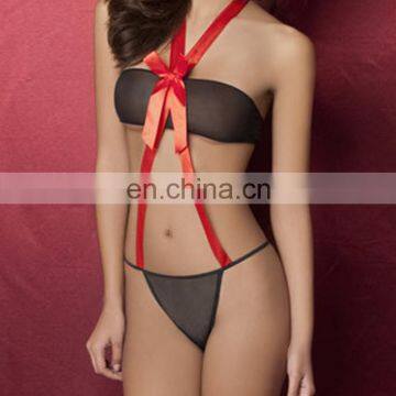 Women Sexy Hot Image Sexy Lingerie Transparent Lace Ladies Underwear photo-4