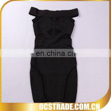 2014 elegant black kim kardashian black dress cheap