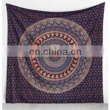 Hippie Mandala Cotton Tapestry Designer Ombre Queen Wall Hanging Dorm Decor Mandala Tapestry / Home Textile / Tapestry