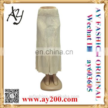 Custom latest long skirt design women fashion skirt lady pencil skirt