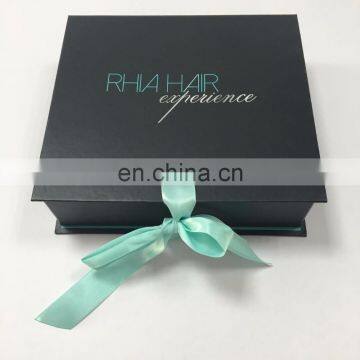 CMYK Printed Gift Box folding Box For Paper Cardboard Gift Box With Ribbon