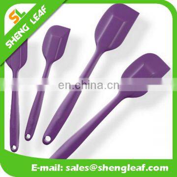 purple personalized silicone kicthenware eco-friendly food grade scoops