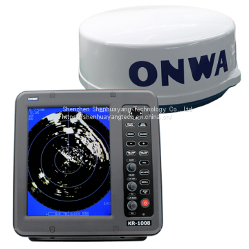 10.4 inch 36nm color LCD Marine Radar detection