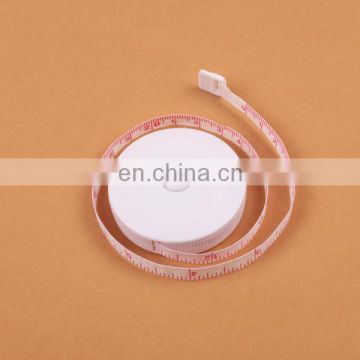 2016 most popular custom printed tape measure Mini Plastic Round Tape Ruler Measurements