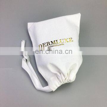 Custom Gold Logo Drawstring Pouch Bags Dust Bag With Two Strings photo-6