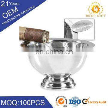 New design household drum form stainless steel ashtray with cover