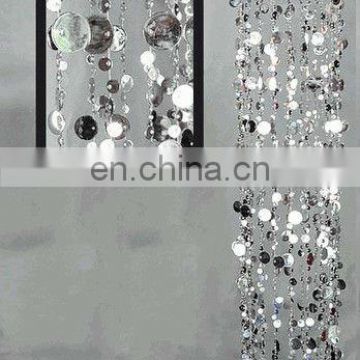 Bubble Long Silver hanging chandelier for wedding & Event decoration