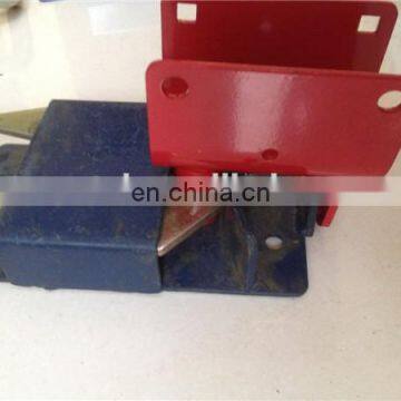 Steel Blue Finished Fence Fitting Two Way Lockable Gate Latch photo-3