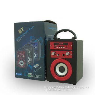 New Style K81 Wooden Bluetooth Speaker Cell Phone and Computer Portable FM Radio Speaker photo-5