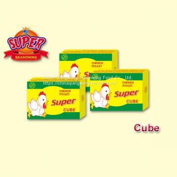 SUPER Seasonings Chicken Poulet Flavour Bouillon Soup Seasoning Cubes