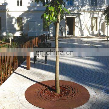 Customized Design Corten Steel Tree Grating