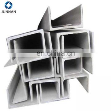 2018 hot sale China tangshan junnan galvanized GB ASTM JIS steel c/u channel