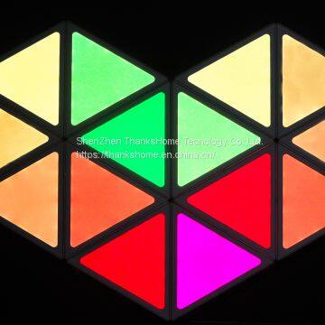 ThanksHome Smart Light Panel White Triangle Led Panel 9 PCS Love Design photo-4