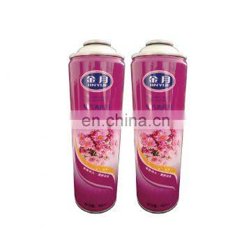 Hebei empty aerosol spray can for refilling air freshener with valves 480ml