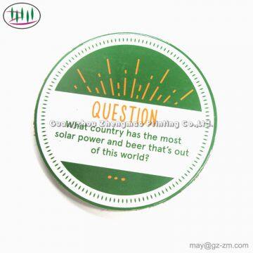 Restaurant Recycle Available Paper Coaster