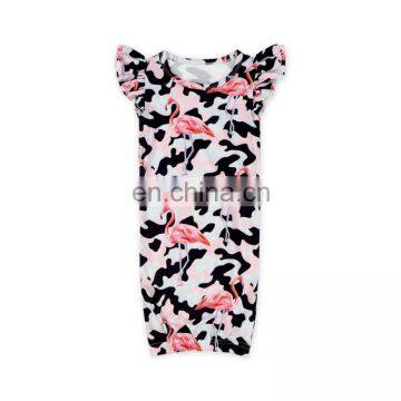 Baby Summer Watermelon Flutter Sleeve Gown Toddler Sleeper Cute Girls Sleeping Bags photo-6