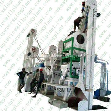 Food Machinery 50 Ton Per Day Full Automatic Small Combined Rice Mill