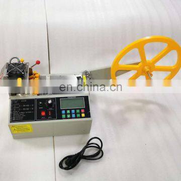 Computer Elastic Care Label Tape Ribbon Belt Tape Cold Knife Cutting Machine photo-2