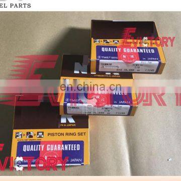 For YANMAR engine parts 3TNV76 PISTON RING SET