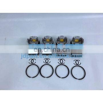 S4E2 Pistons With Cylinder Piston Ring Set For Mitsubishi