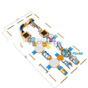 Hot Sale Amusement Equipment Water Park Inflatable Floating Obstacle Course photo-5