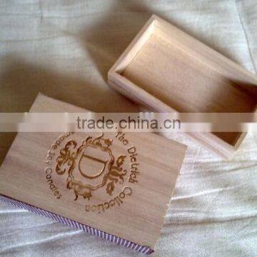 Natural Color Solid Wooden Match Box,small Wood Matchstick Boxes With Phosphorus Line Quality Choice photo-4