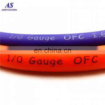 Super flexible stranded 0 gauge power wire