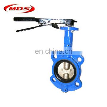 Ductile cast iron wafer type butterfly valve 2 inch