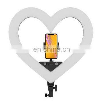 18 Inch RGB Color Heart-shaped Live Fill Light Anchor Anchor Beauty Face Net Red Artifact Beauty Light LED Photography Light photo-5