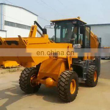 1500kg mini skid steer loader wheel with attachments excavator