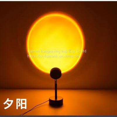 2021 Floor Lamps Sunrise Ambiance Romantic Rainbow Led Sunset Projector Light