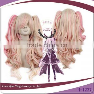 Hot Selling Japanese Hatsune Miku Lolita pink ponytail Cosplay Wig