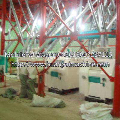 Industrial maize flour milling machine 80 ton per day atta chakki fufu Ugali flour mill machine