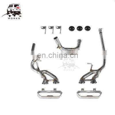 2018-2020 year G class w464 G350d exhaust system for g wagon w463A W464 G350D exhaust muffler tips