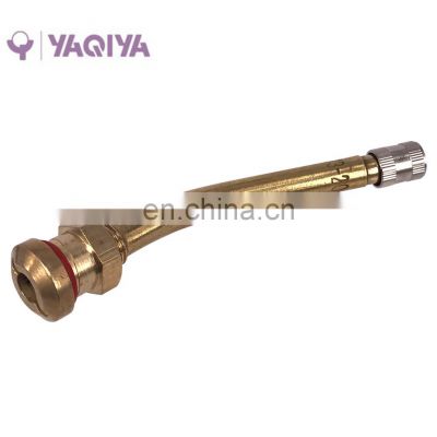 Brass Truck Tire Valve Stems for V3.20.4  9.7mm Hole Aluminum Wheel Rim