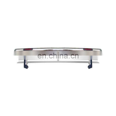 Wholesale 201 stainless steel Rear Bumper with tire carrier for jeep wrangler JK with faros traseros