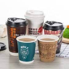 cheap cafe double wall paper cups for sale takeaway insulated custom paper china tea cup