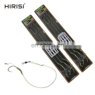 3pcs  Carp fishing hooks link ready made rigs with Boilie Stoppers Carp fishing end tackle rigs for sale