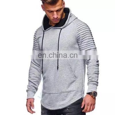 Factory direct selling custom men's pullover gym wool Cotton Long Sleeve Sports Hoodie