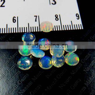 Ethiopian Opal 6x6 mm Round Cut