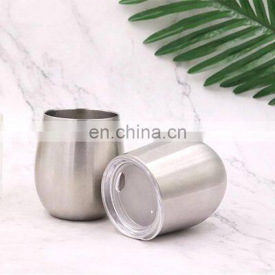 New 8oz Stemless Eggshell Cup Wine Tumbler photo-3