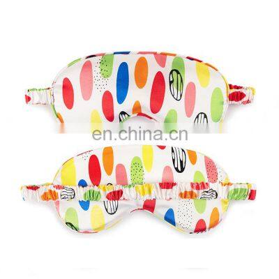 Colorful No Moq Slik Sleep Girl Blackout Sleeping Night Time Cute Girly Eyemask Stain for Girls