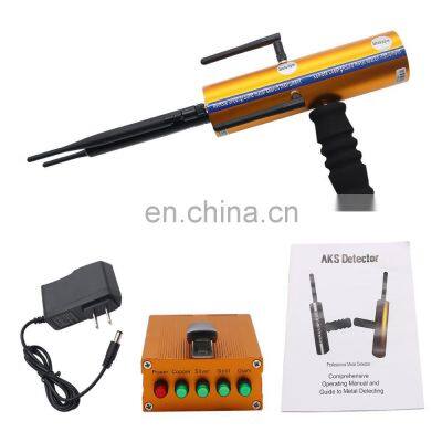 Handheld AKS Long Range Gold Metal Detector Gems Diamond Finder with Five Antennas