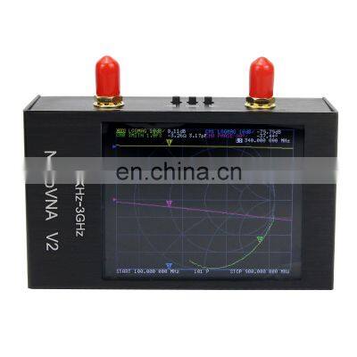 NanoVNA V2 50KHz-3GHz Vector Network Analyzer Antenna Analyzer with Metal Shell For Shortwave HF VHF UHF