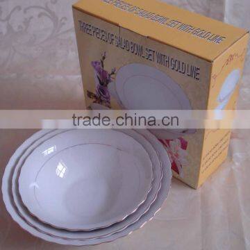 Ceramic Soup Bowl Set, Home Use Porcelain Salad Bowl, Cheap Korean Bowl Soup Bowl photo-3