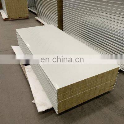 Fireproof rock wool sandwich panel for wall and roof