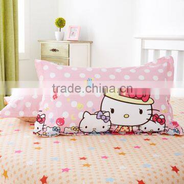 Lovely Cartoon Kids Design Cat Print Double Size Bed Sheet Set Best Selling Items Kids Bedroom Set Girls Set photo-6