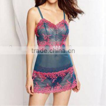 C67736A ladies sexy pajamas lace pajamas for women