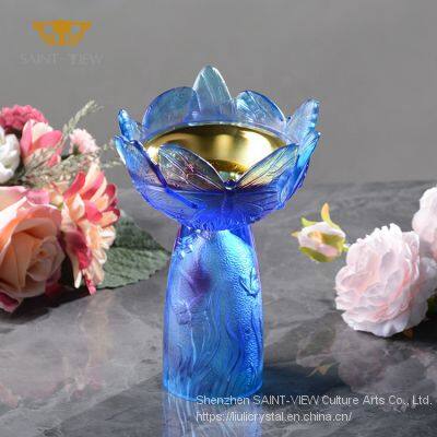 2022 Latest New Creation SAINT-VIEW Butterfly Ramadan Kareem Decor Tea Table Thurible Incense Burner Set